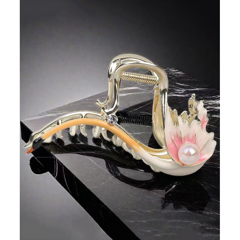 Stylish Alloy Drip Glaze Pearl Hairpin