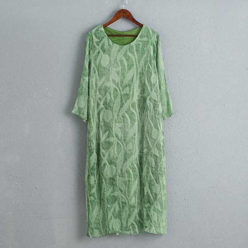 Half Sleeve Summer Casual Blue Fake Two-piece Dress