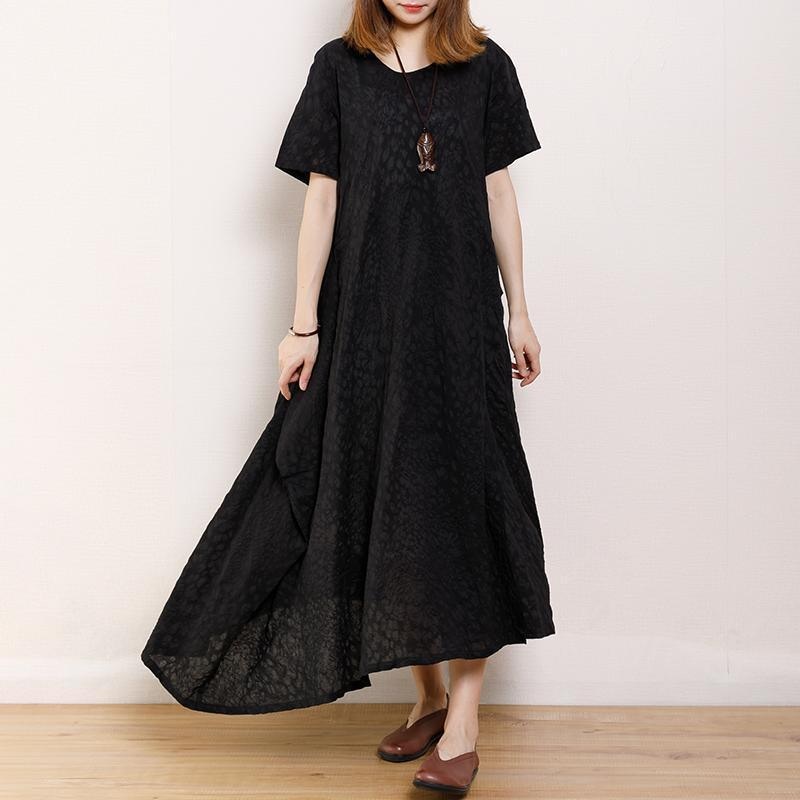 Casual Women Round Neck Short Sleeve Dress