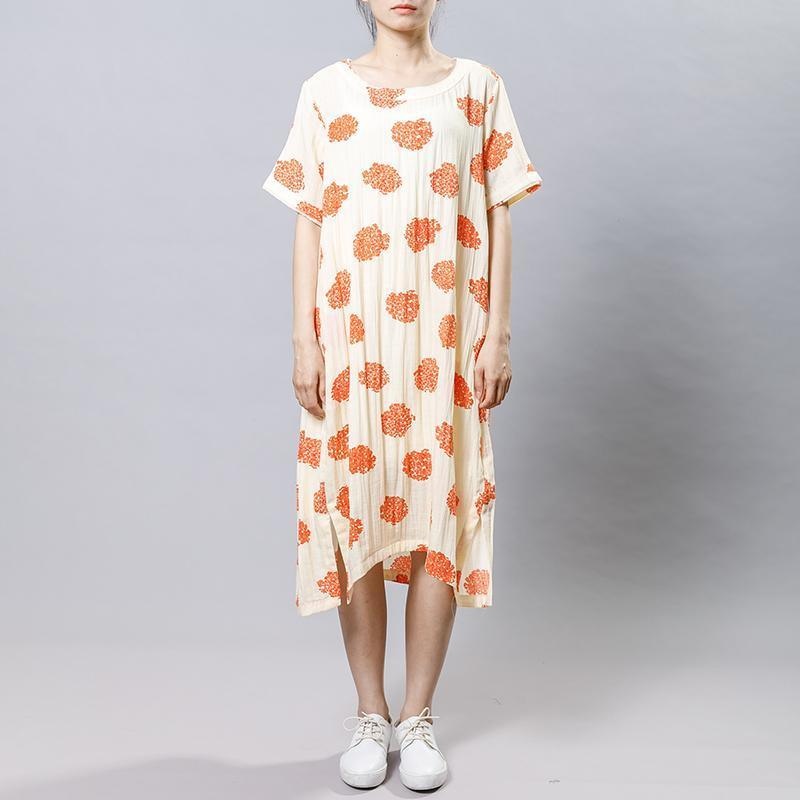 Pattern Printed Casual Soft Loose Dress