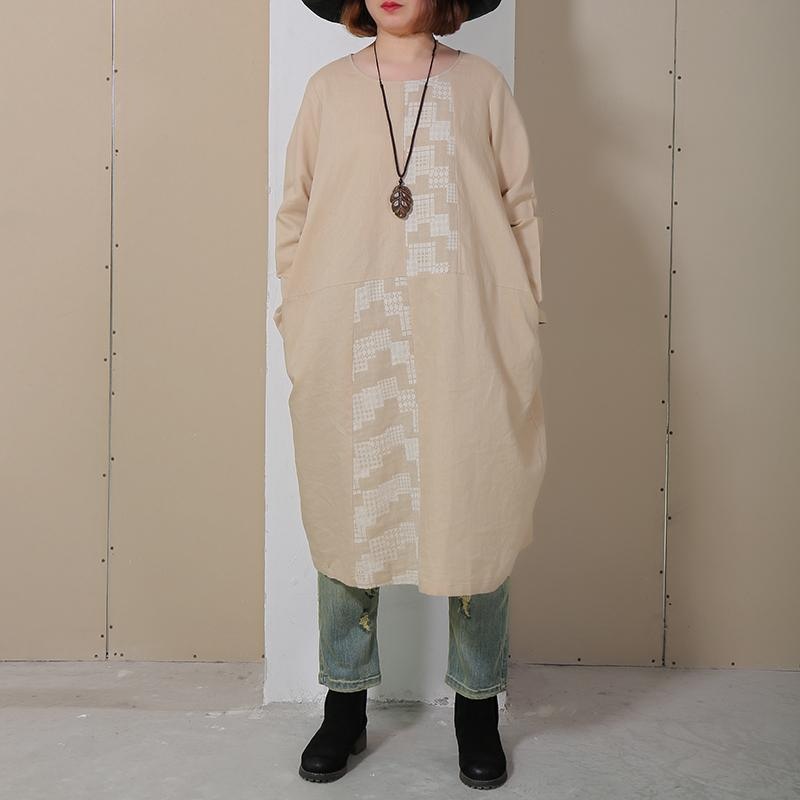 Women Long Sleeve Loose Casual Autumn Dress
