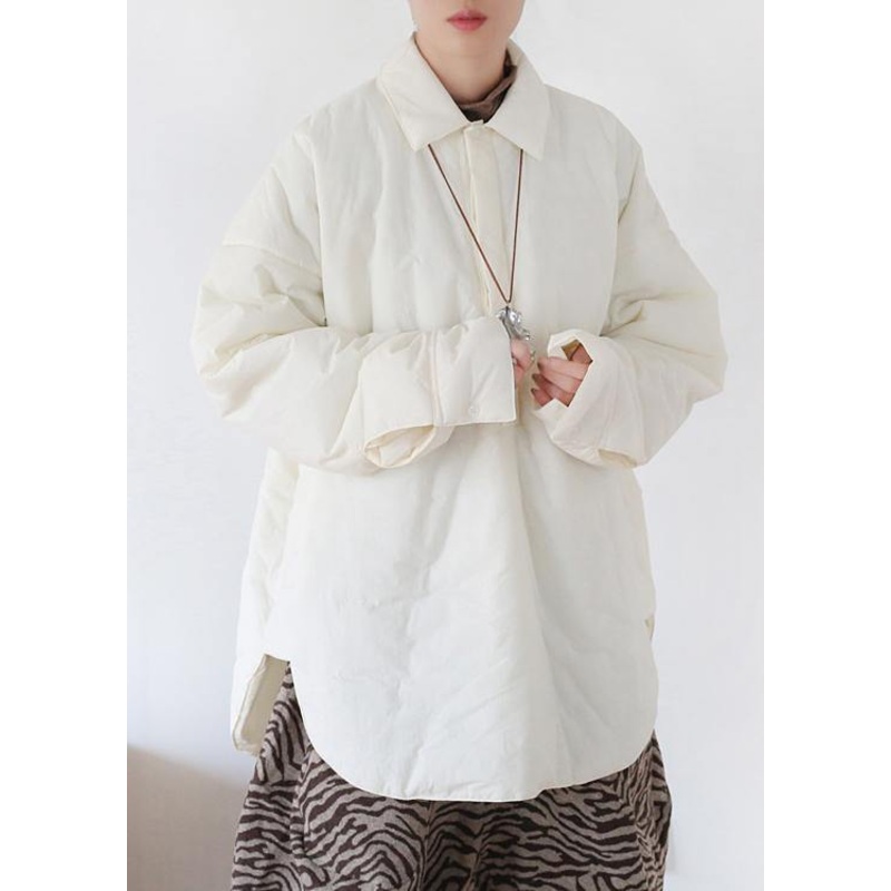 Casual whitewinter coatsplus size clothing winter jacket winter short overcoat