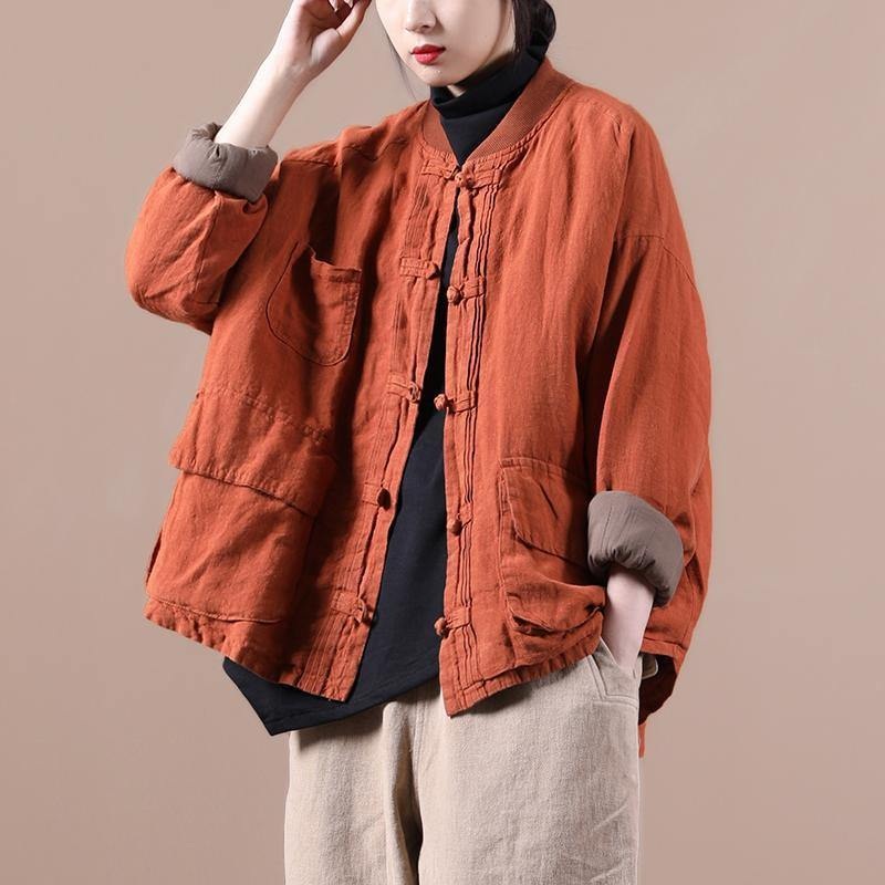 Luxury Spring Pocket Retro Coat
