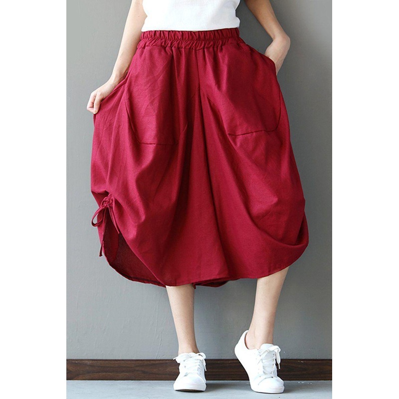 Casual Bloomers Pants Women Clothes