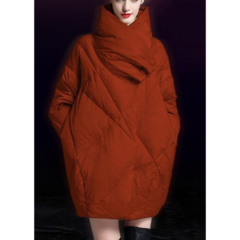 Trendy Caramel Warm Thick Loose Winter Down Coats