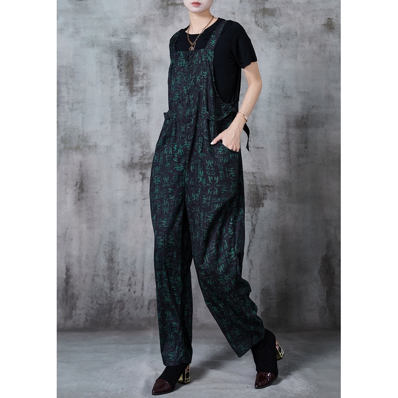 Art Black Oversized Print Cotton Two Pieces Set Summer