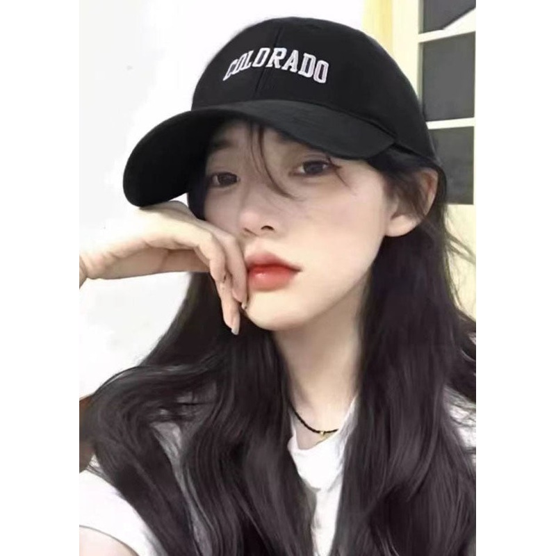 Art Black Graphic Wig One Piece Baseball Cap Hat