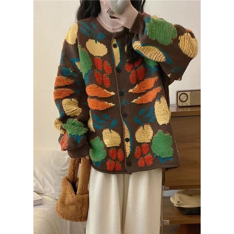 Beautiful Colorblock V Neck Patchwork Cozy Knit Top Fall